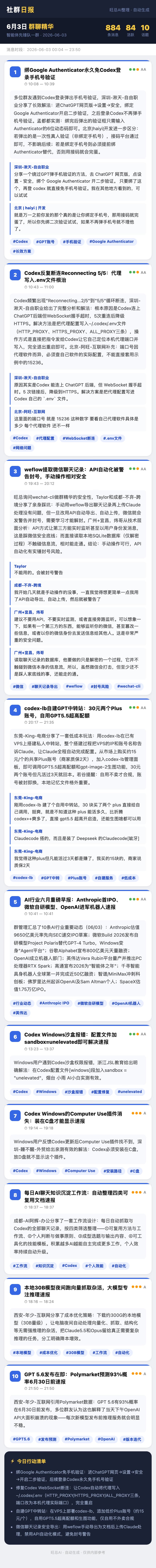 智能体先锋队一群 6月3日 · 周三 群精华